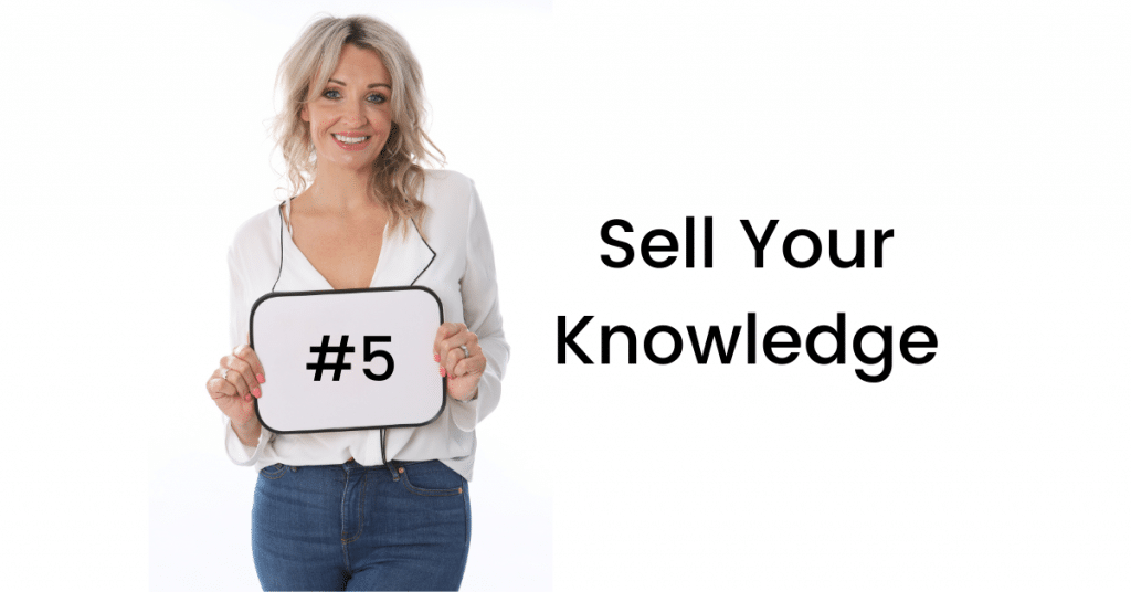 Sell your knowledge during lockdown