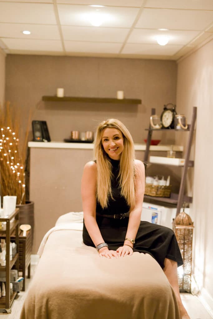 salon mentor Hollie Power in our spa